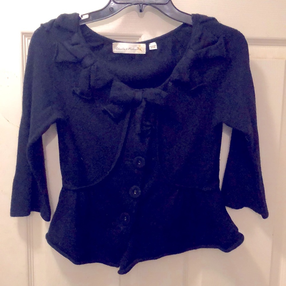 Black Charlie and Robin wool blazer